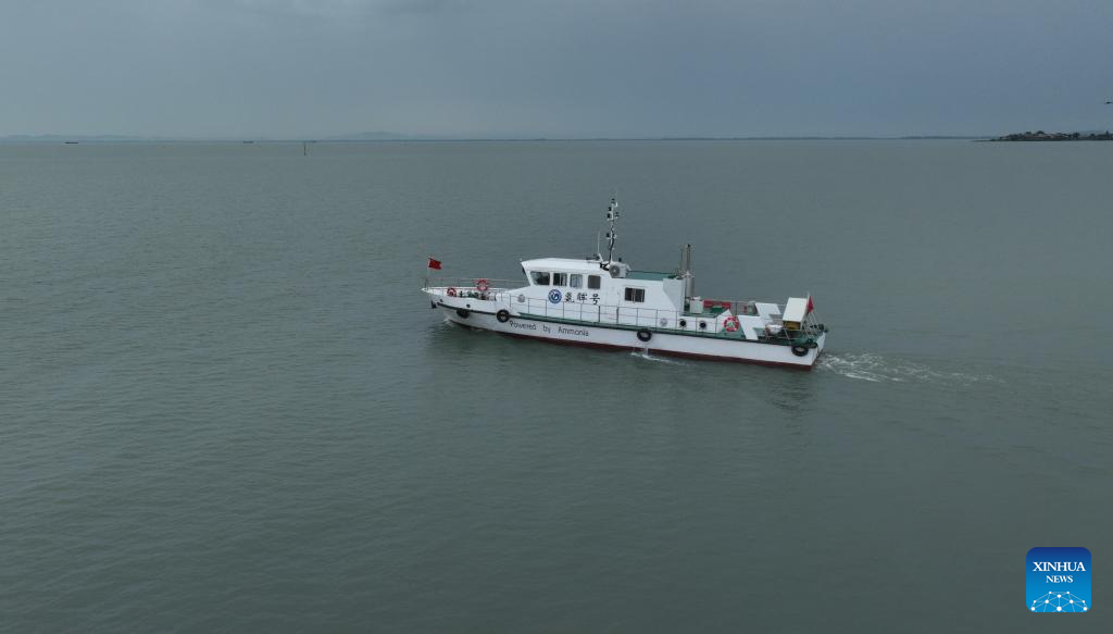 World's first pure ammonia-fueled demonstration vessel completes maiden voyage in China