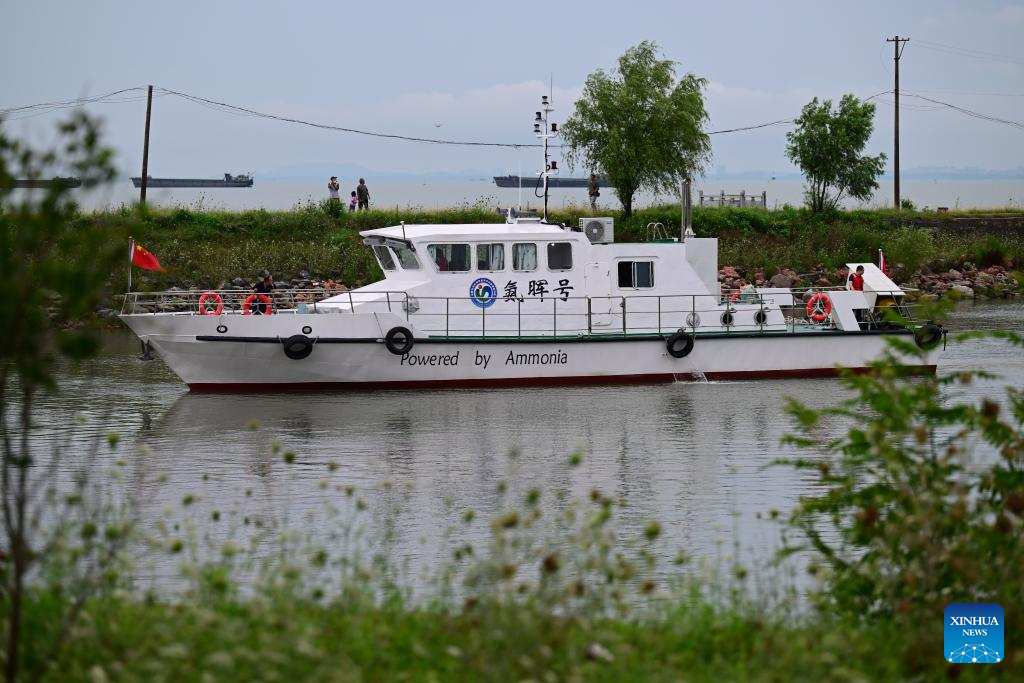 World's first pure ammonia-fueled demonstration vessel completes maiden voyage in China