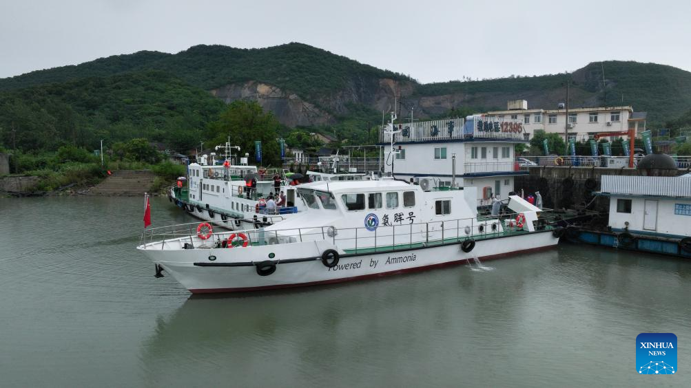 World's first pure ammonia-fueled demonstration vessel completes maiden voyage in China