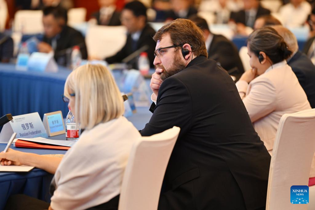 Senior Official's Meeting of Global Sustainable Transport Forum opens in Tianjin