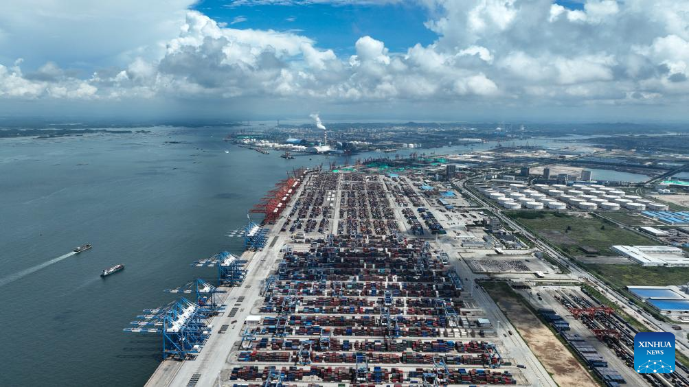China's landmark trade corridor cargo volume jumps 76.9 pct in H1