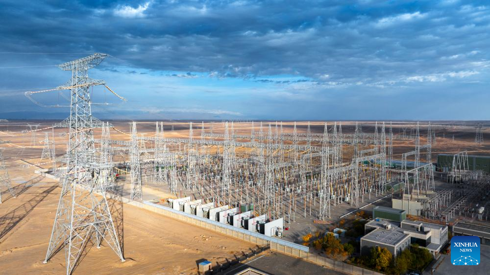 Xinjiang, key sending hub in China's west-to-east power transmission program