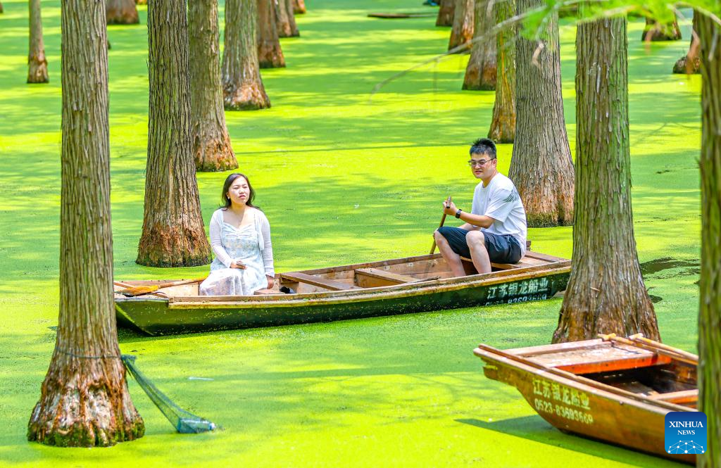 Many places in China enter peak tourist season