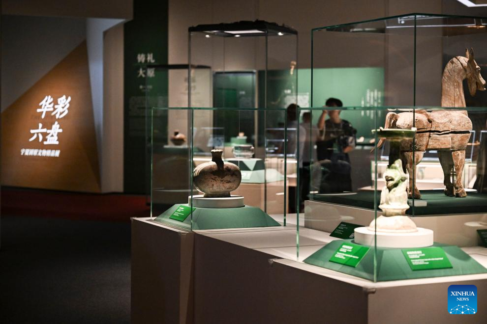 Cultural relics from Guyuan City exhibited at Shanghai Museum East