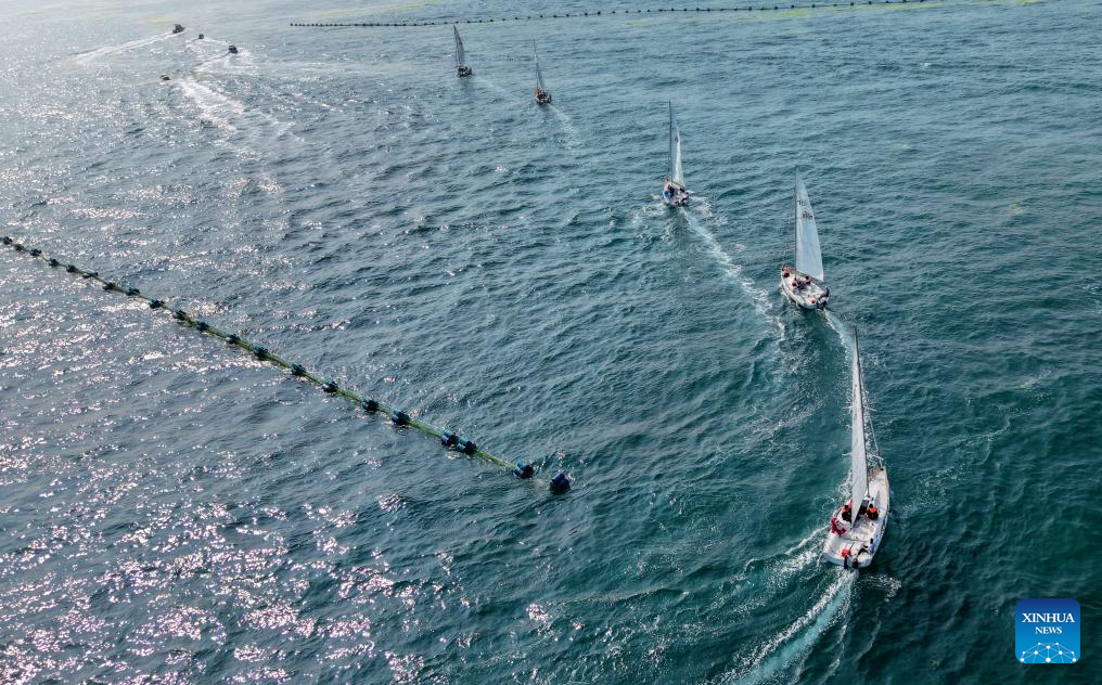Cruising event held in Qingdao to celebrate 20th anniv. of establishment of Maritime Day of China
