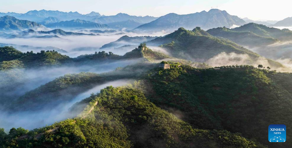 Scenery of Hongshankou Great Wall in China's Hebei