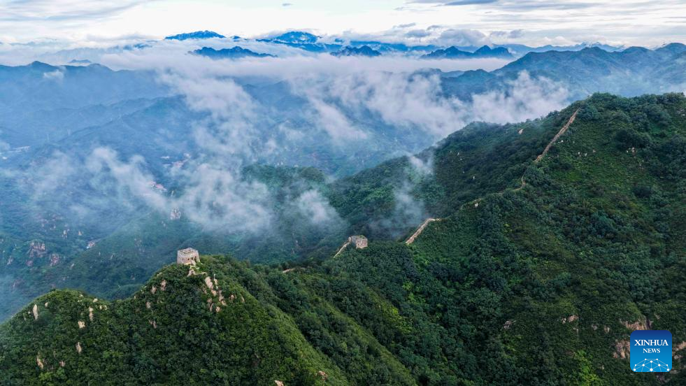 Scenery of Great Wall in Zunhua, China's Hebei