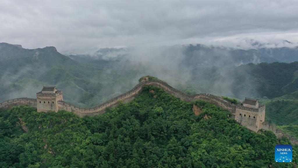 Scenery of Great Wall in Zunhua, China's Hebei