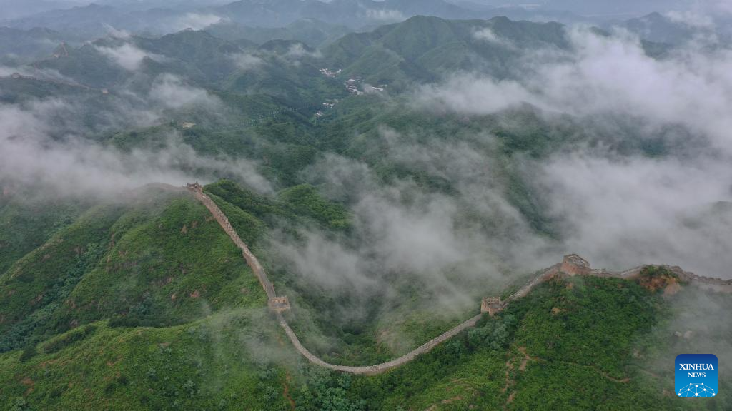 Scenery of Great Wall in Zunhua, China's Hebei