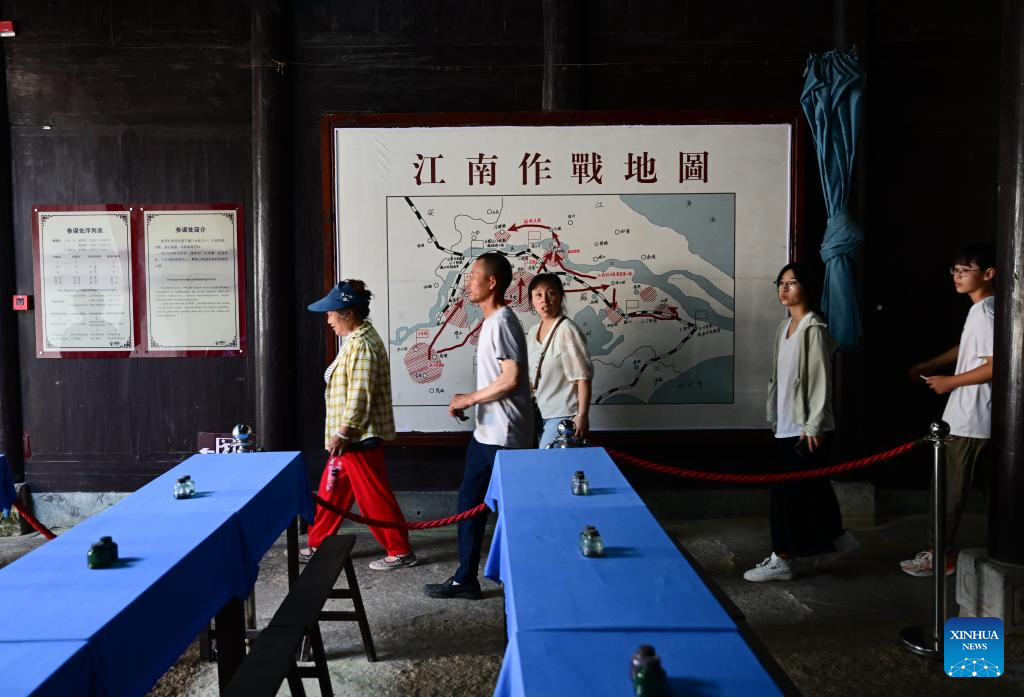 In pics: A revisit to memorial hall of former headquarters of New Fourth Army in E China's Anhui