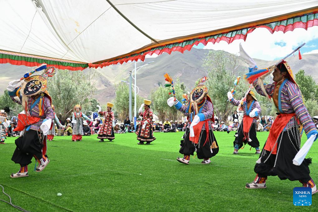 Tibetan opera promoted in Namling County, China's Xizang