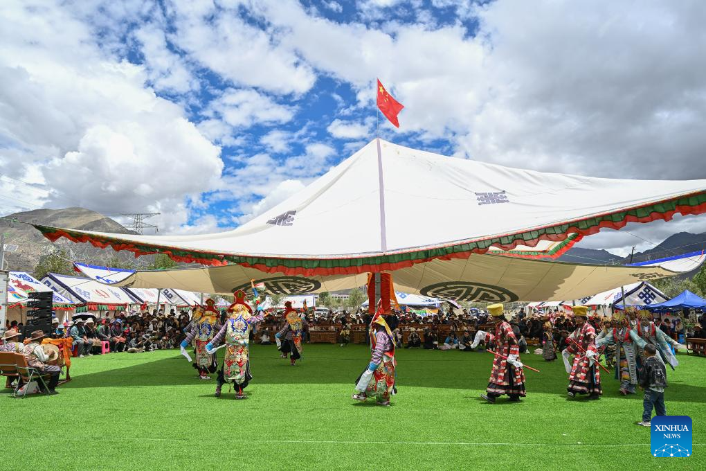 Tibetan opera promoted in Namling County, China's Xizang