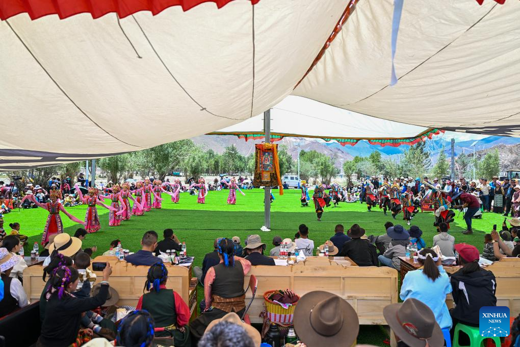 Tibetan opera promoted in Namling County, China's Xizang