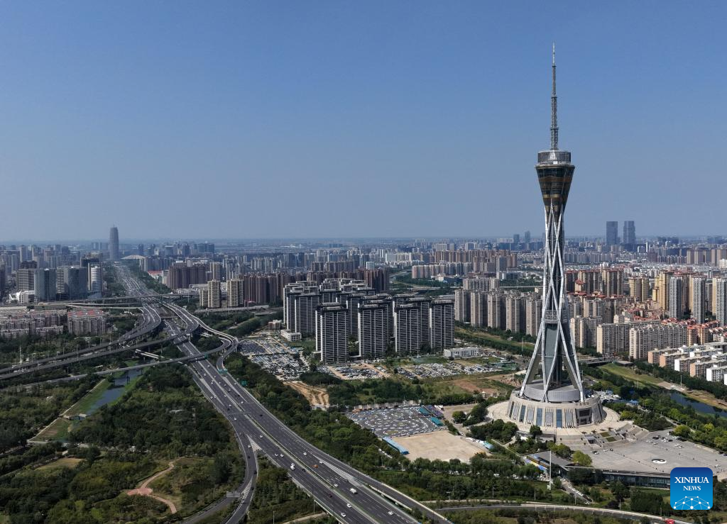 View of Zhengzhou, host city of SCO Media and Think Tank Summit