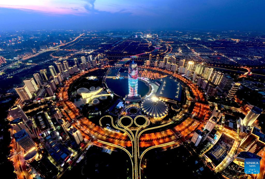 View of Zhengzhou, host city of SCO Media and Think Tank Summit