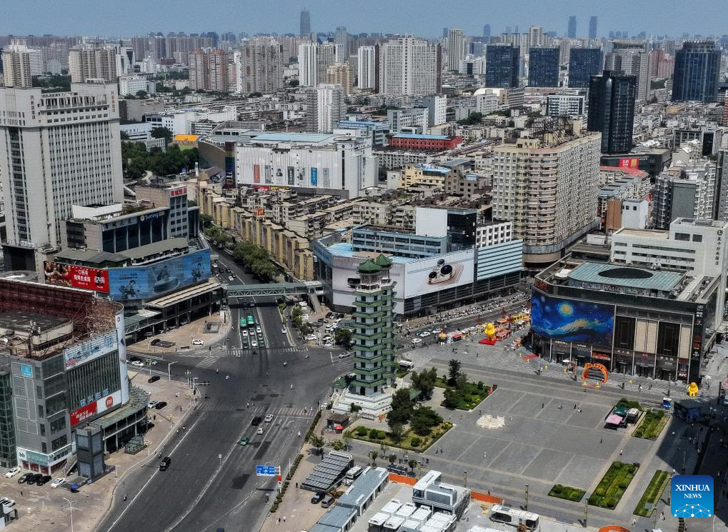 View of Zhengzhou, host city of SCO Media and Think Tank Summit