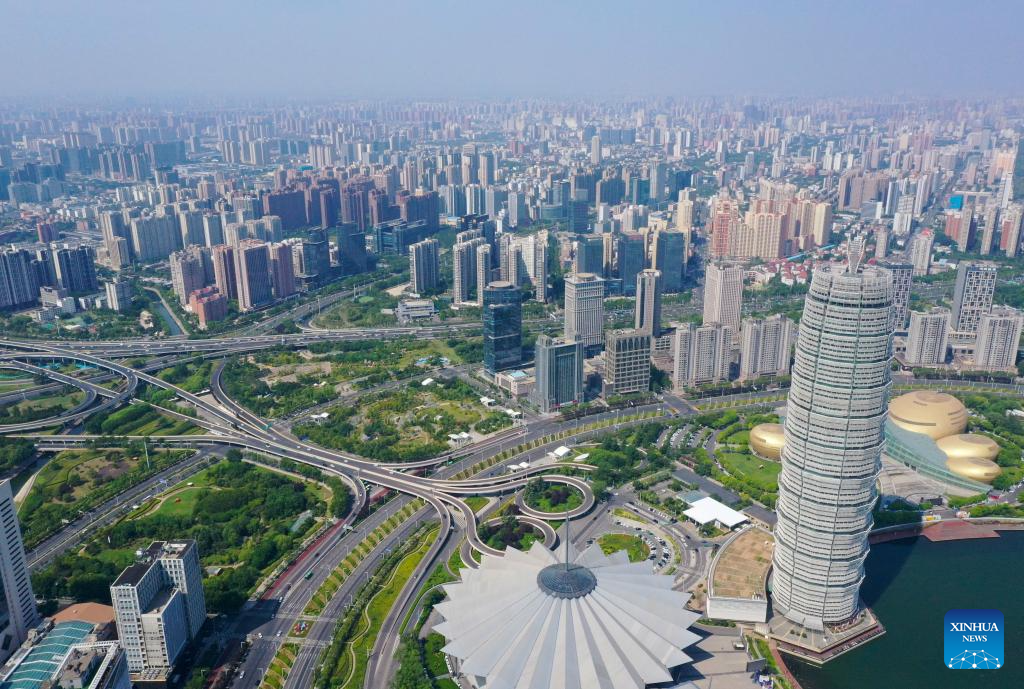 View of Zhengzhou, host city of SCO Media and Think Tank Summit