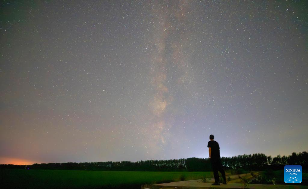 Milky Way spotted across sky in NE China's Heilongjiang