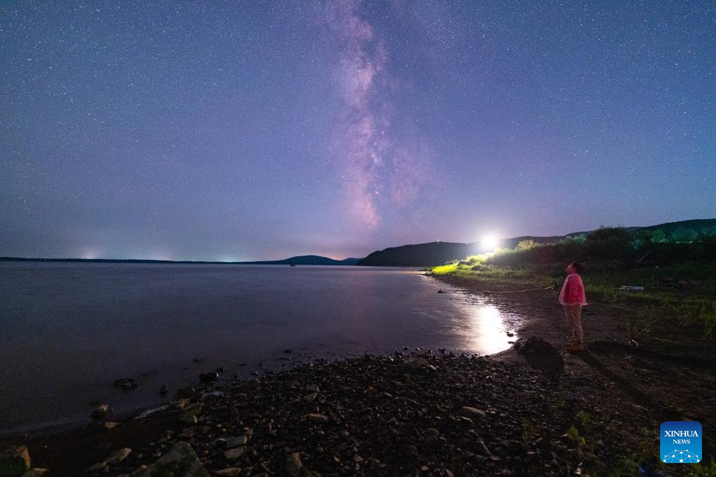 Milky Way spotted across sky in NE China's Heilongjiang