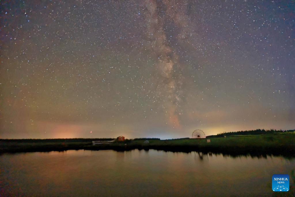 Milky Way spotted across sky in NE China's Heilongjiang