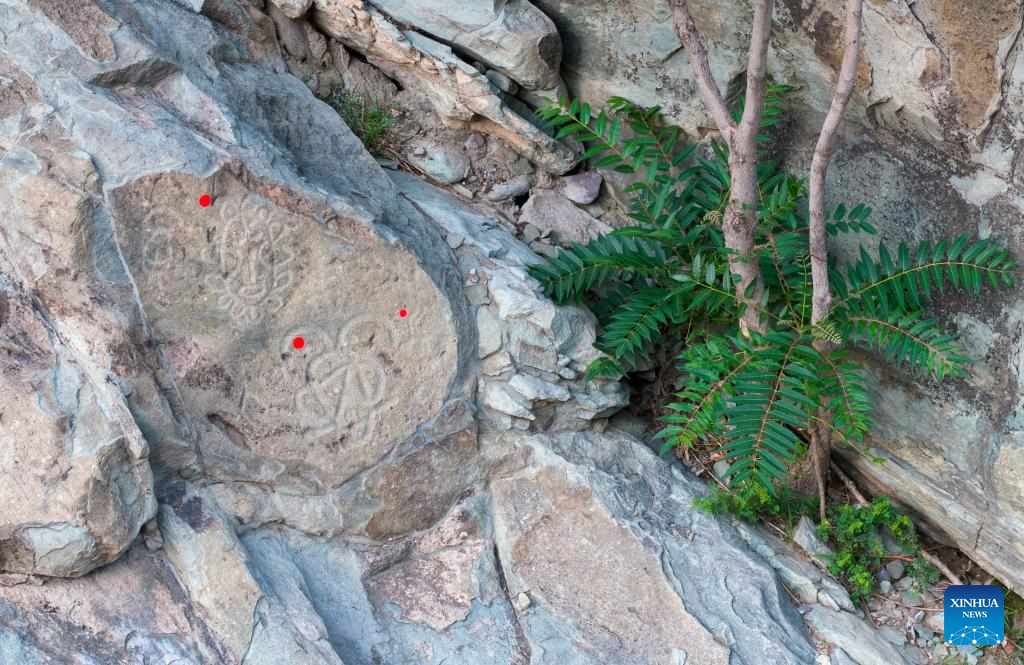 In pics: protection of cliff painting at Helan Mountain in Yinchuan