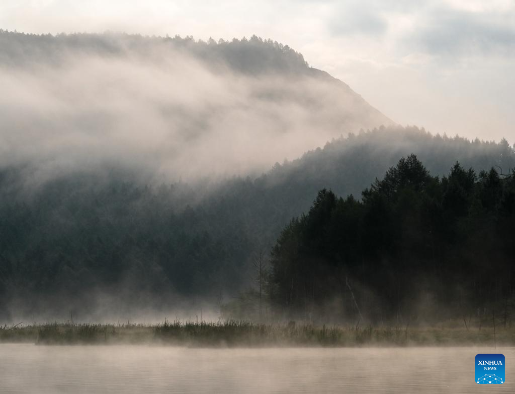 Scenery of Wusulangzi Lake in China's Inner Mongolia