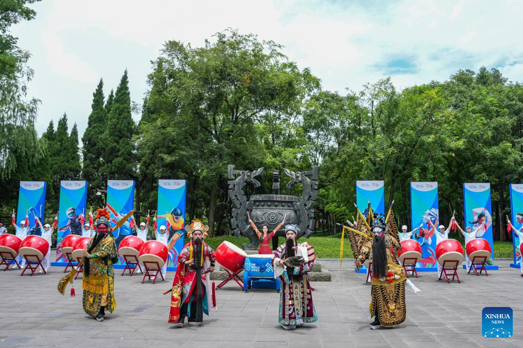 China Focus: Torch relay for World Games debuts in China, tracing cultural landmarks