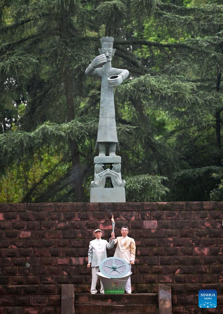 China Focus: Torch relay for World Games debuts in China, tracing cultural landmarks