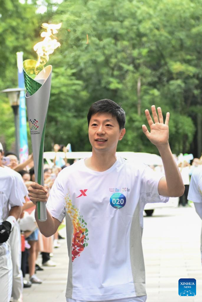 China Focus: Torch relay for World Games debuts in China, tracing cultural landmarks