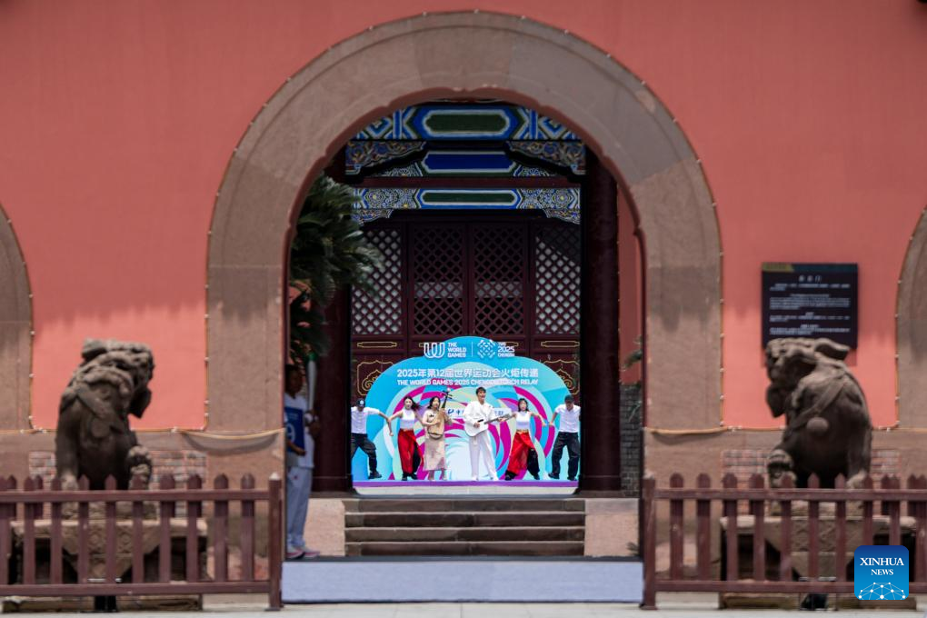 China Focus: Torch relay for World Games debuts in China, tracing cultural landmarks