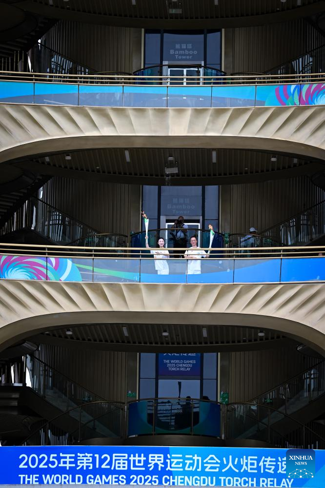 China Focus: Torch relay for World Games debuts in China, tracing cultural landmarks