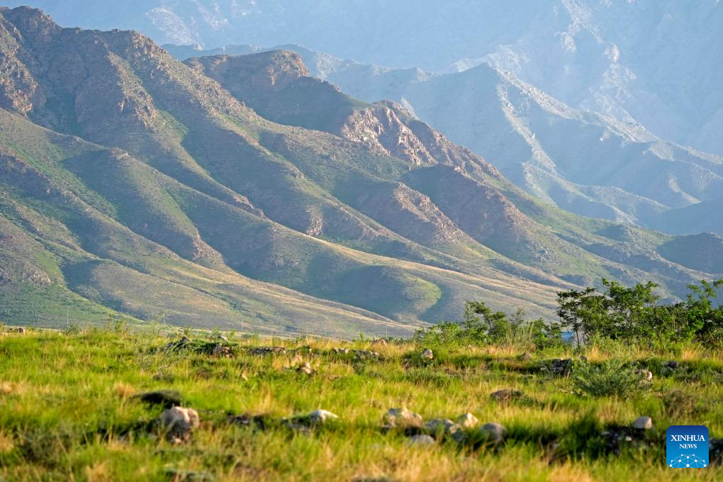 Scenery of Helan Mountain Nature Reserve in China's Ningxia