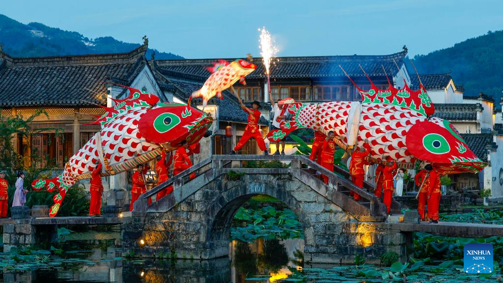View of Chengkan Village in China's Anhui
