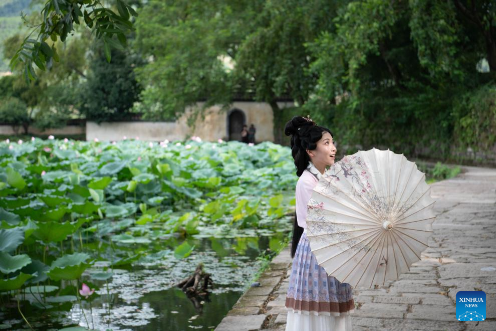 View of Chengkan Village in China's Anhui