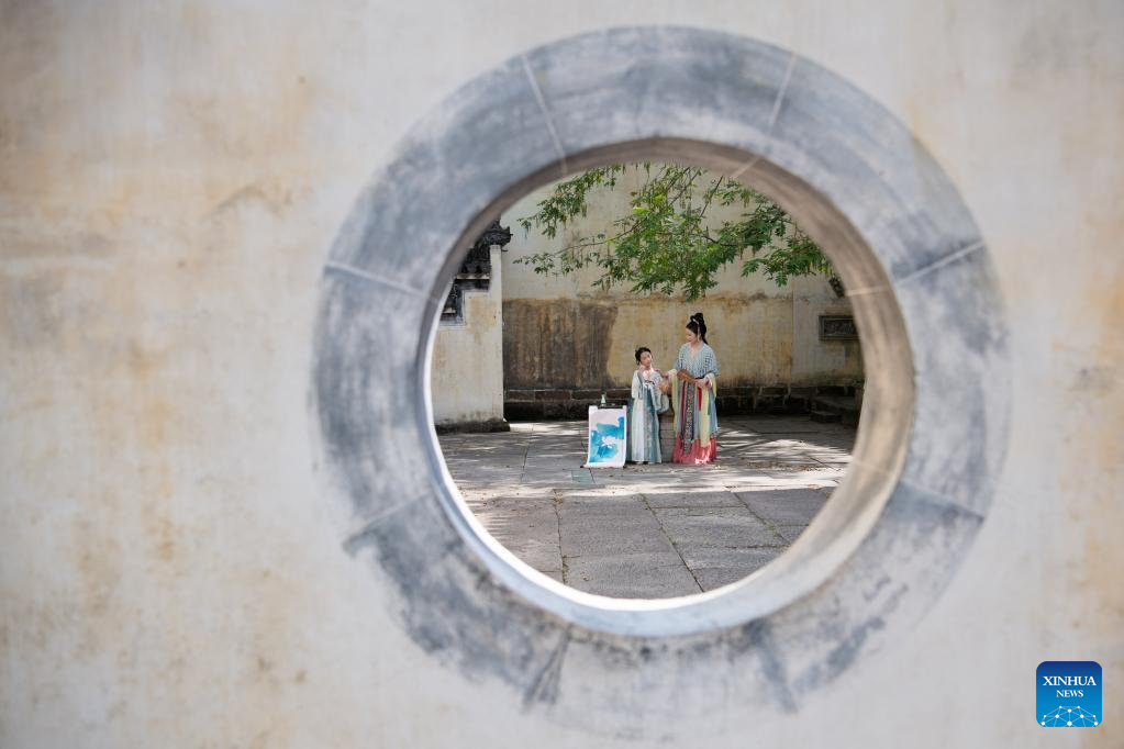 View of Chengkan Village in China's Anhui