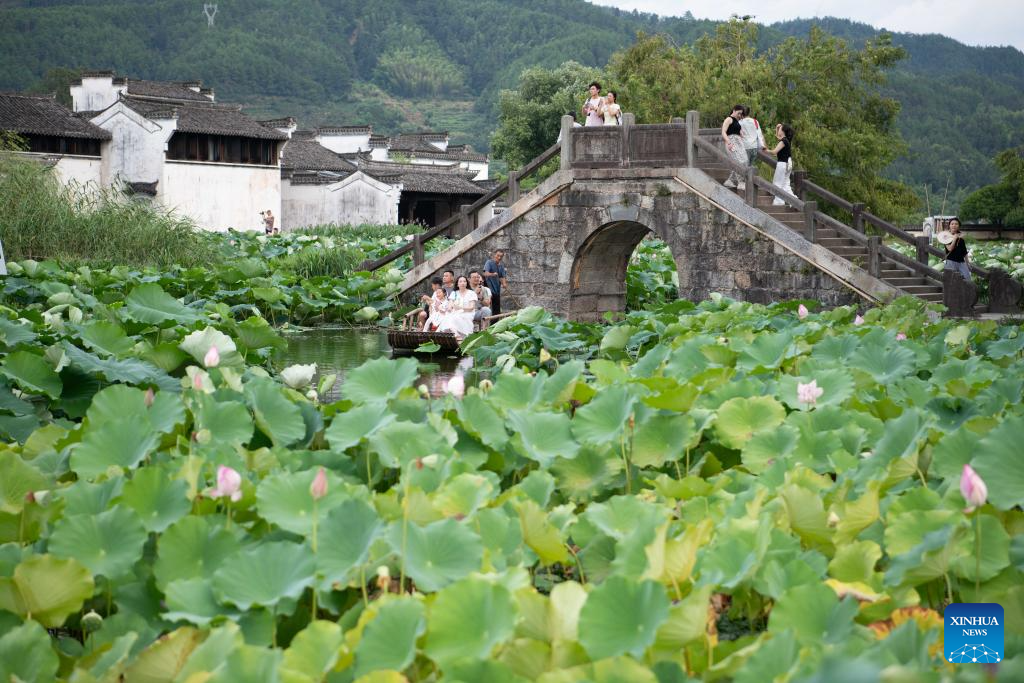 View of Chengkan Village in China's Anhui