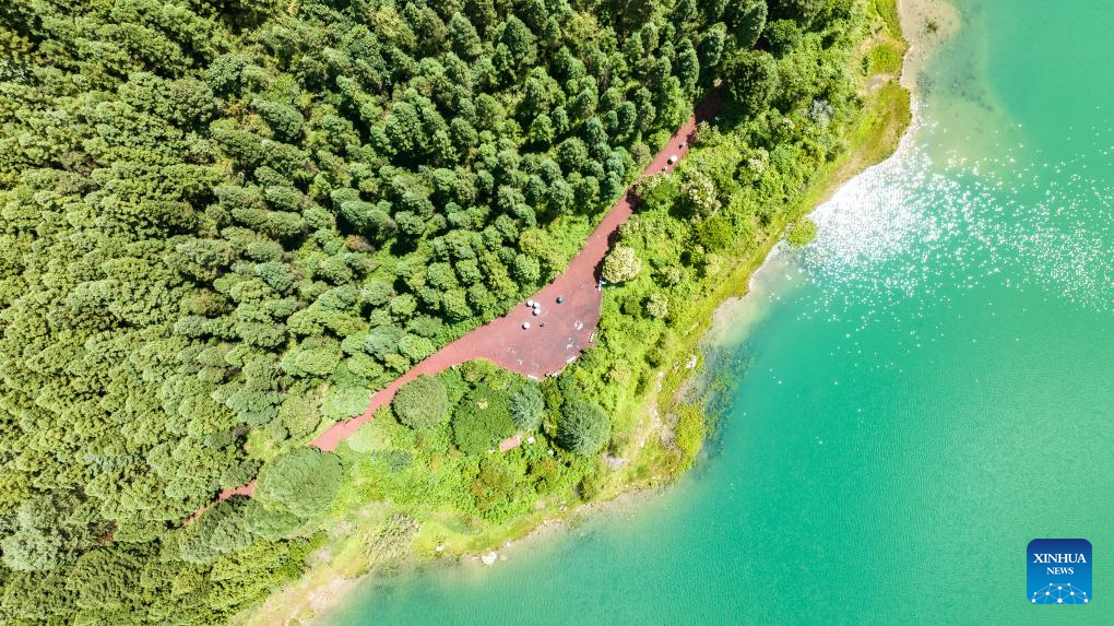 Scenery of Yaochi Park in Liupanshui, China's Guizhou
