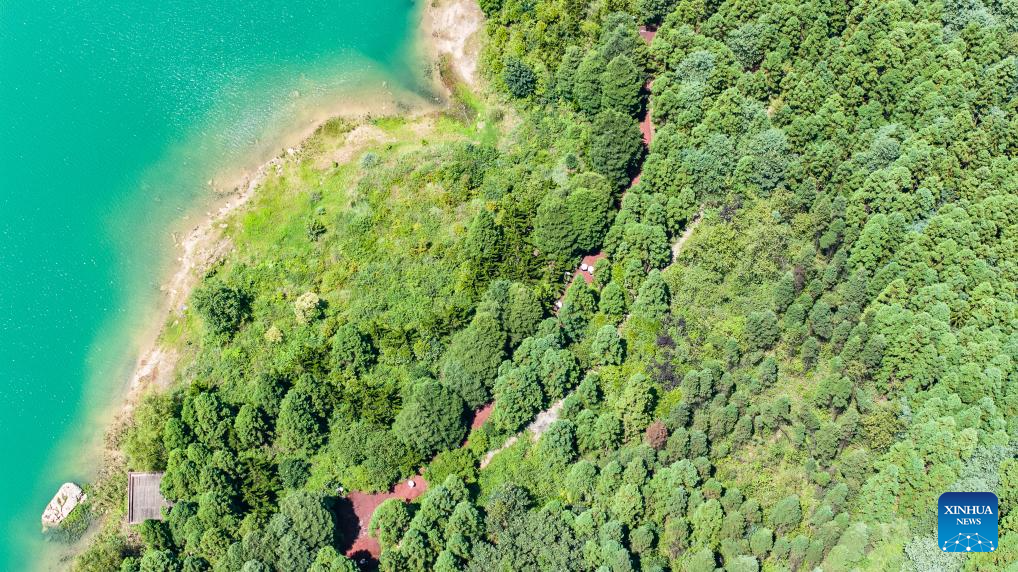 Scenery of Yaochi Park in Liupanshui, China's Guizhou