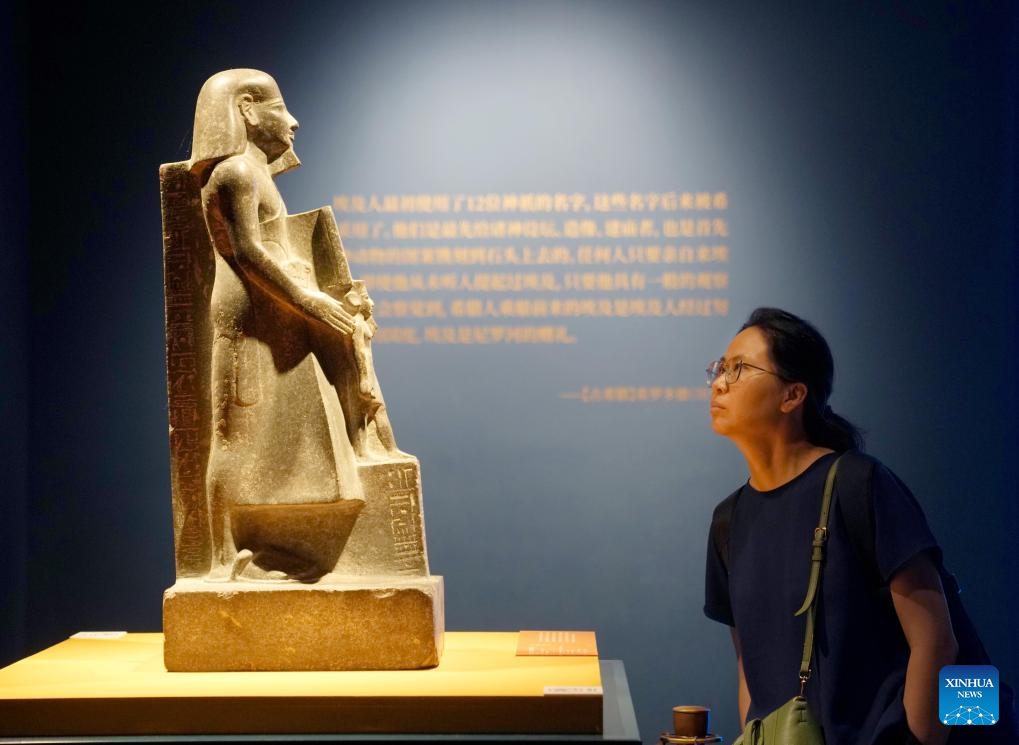 Exhibition on ancient Egyptian civilization opens at Shanghai Museum