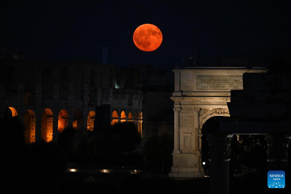 In pics: full moon across world