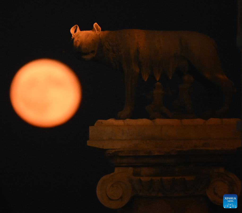 In pics: full moon across world