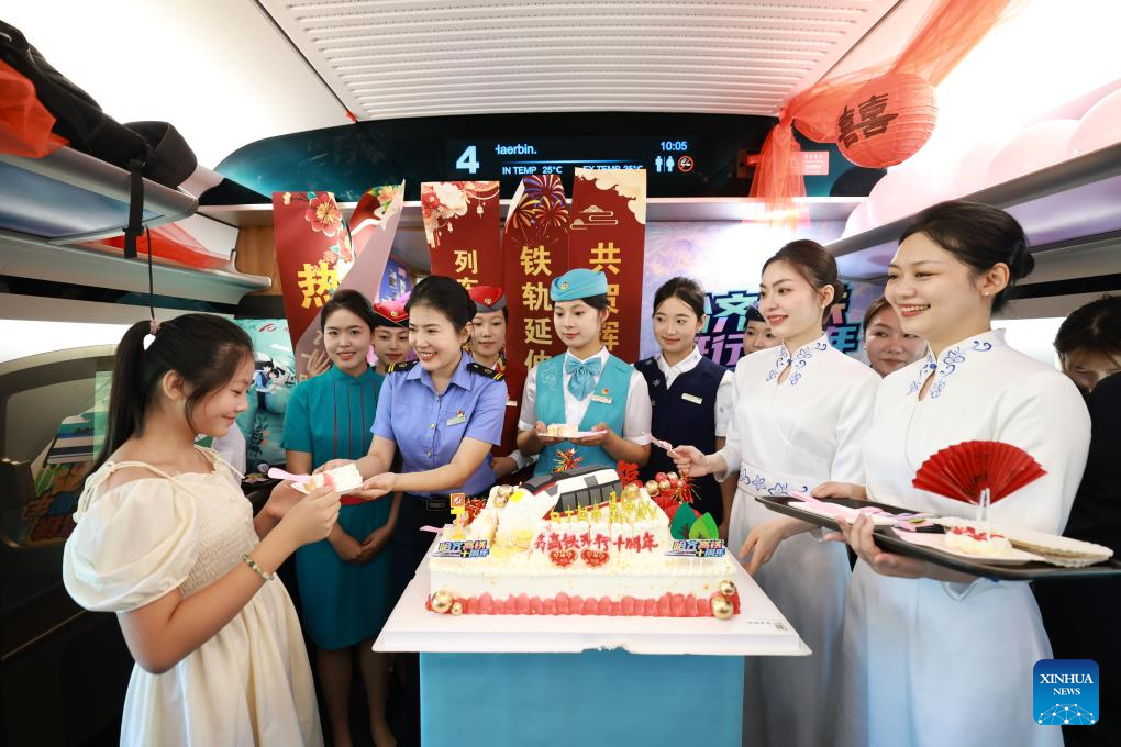 China's northernmost high-speed railway marks its 10th anniversary