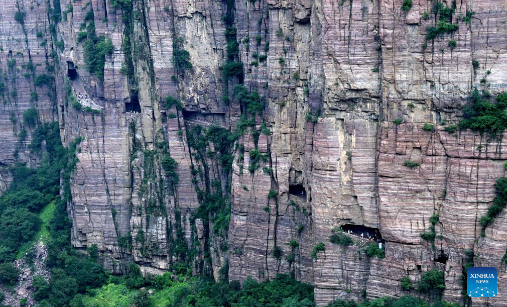 View of Wanxianshan scenic area in C China's Henan