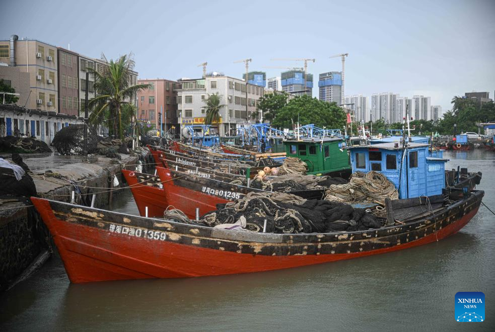 Fishing suspended due to tropical depression in China's Hainan