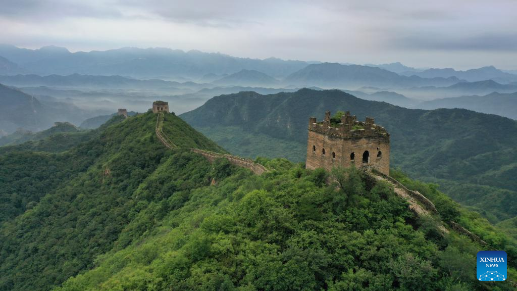 Scenery of Simatai section of Great Wall in Beijing