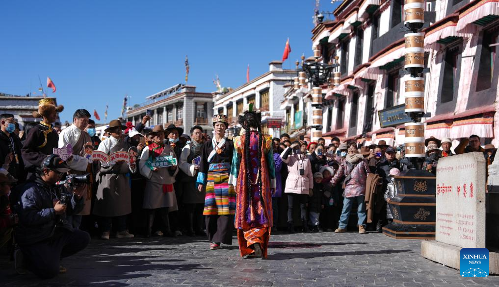 Pic story: inheritor of Lhasa costume making technique in China's Xizang