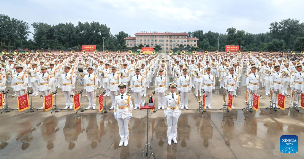 Participants busy preparing for upcoming V-Day military parade in Beijing