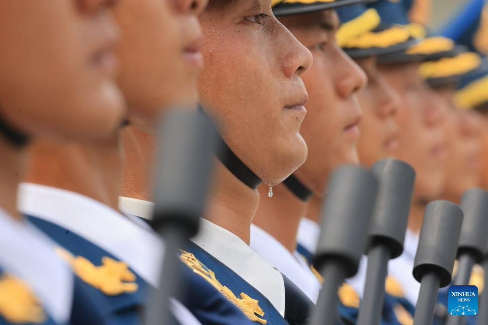 Participants busy preparing for upcoming V-Day military parade in Beijing