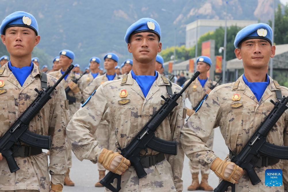 Participants busy preparing for upcoming V-Day military parade in Beijing