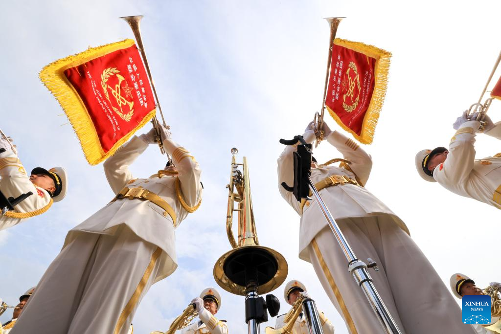 Participants busy preparing for upcoming V-Day military parade in Beijing